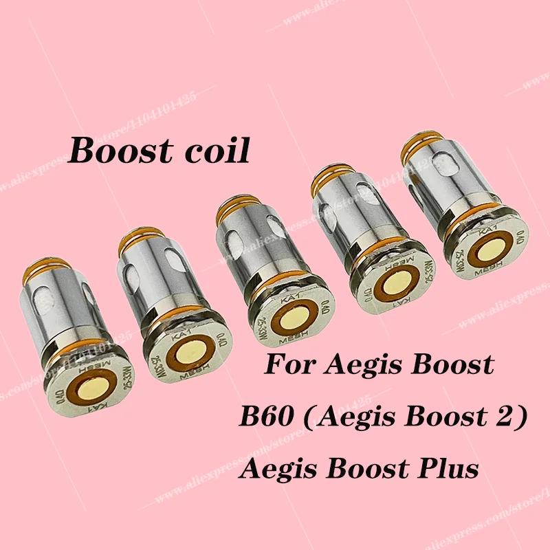 B Series mesh coil Boost Coil 0.4ohm 0.6ohm KA1 Mesh Coils for Aegis Boost Pod B Series Aegis Hero Z Nano 2 Z50 Kit(5pcs)