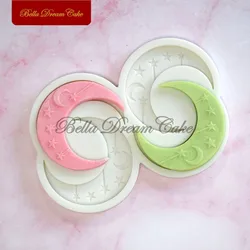 Ramadan Moon Star Silicone Mold Eid Mubarak Candy Fondant Chocolate Mould DIY Clay Craft Model Cake Decorating Tools Bakeware