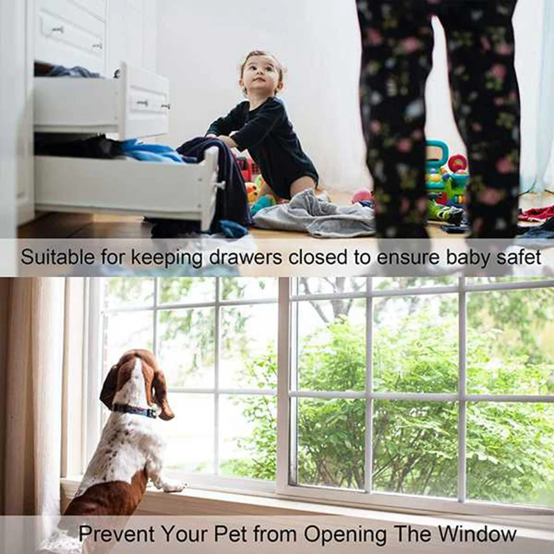 Tangkapan magnetik kabinet baru, 8 pak Ultra tipis pintu kabinet magnet menempel di Laci kabinet magnetik Latch penutup magnetik