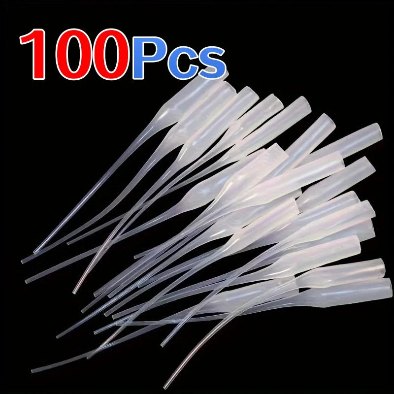 100Pcs Precision Glue Dispenser Needle Tip Extension Rod Leakproof Nozzle For Craft Shoe Repair Lab Use
