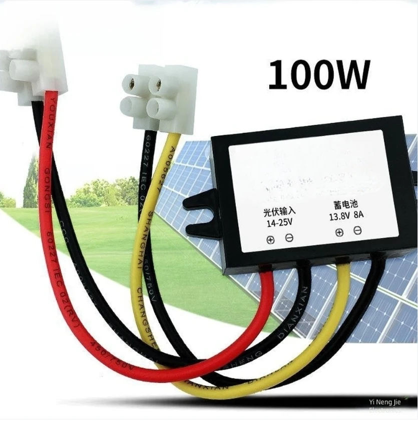 100W For MPPT 1* Solar Charge Controller WS-M100-13.8V, WS-M100-12.6V, WS-M100-14.6V, WS-M100-10.8V For LiFePO4 Batteries IP67