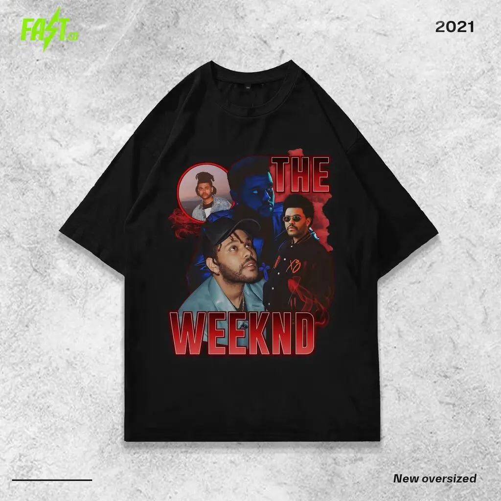 

FREE ONGKIR - KAOS THE WEEKEND STARBOYS VINTAGE OVERSIZED RAP TEE