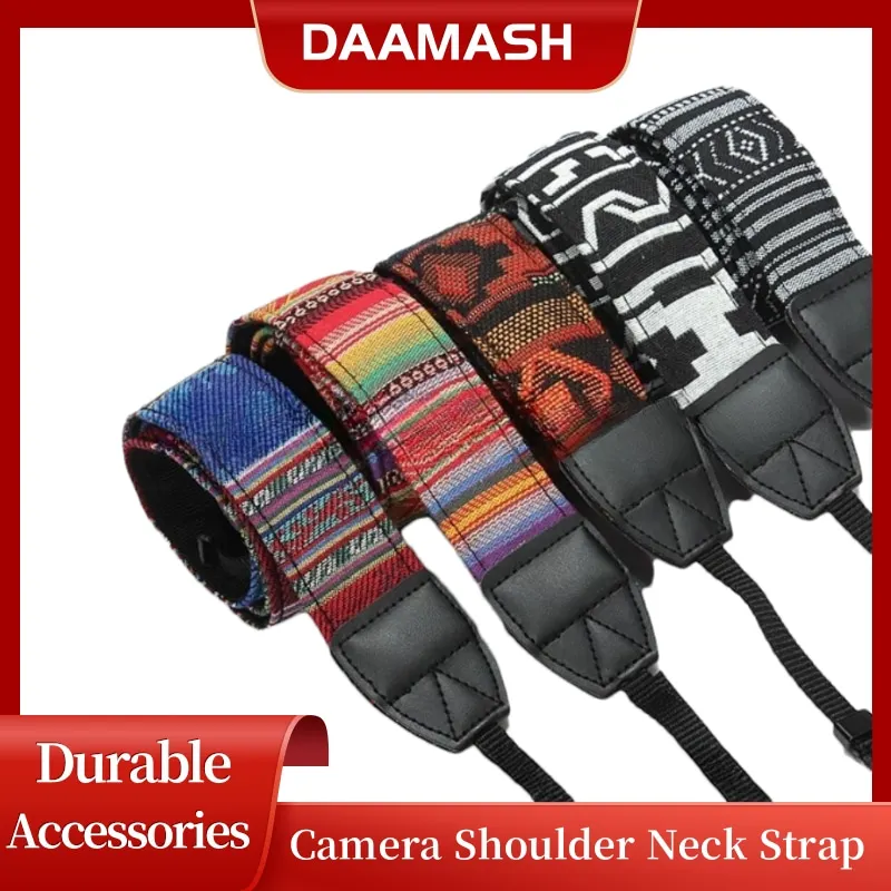 1pc Camera Strap Belt Adjustable Vintage Camera Strap Shoulder Neck Belt For Sony Nikon SLR DSLR Camera Universal Accessories