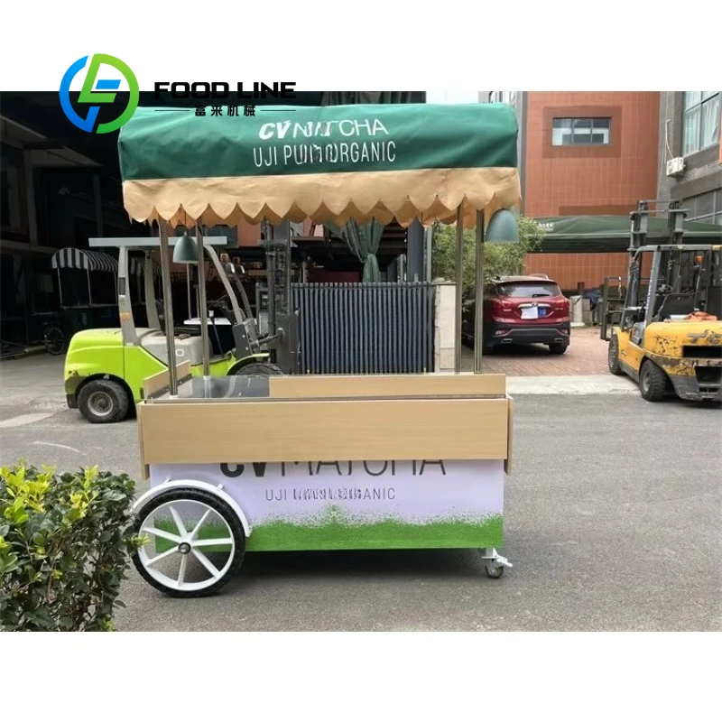 Customized Mobile Ice Cream Food Truck Commercial Popsicle Vending Cart Street Dessert Business Equipment for Outdoor Catering
