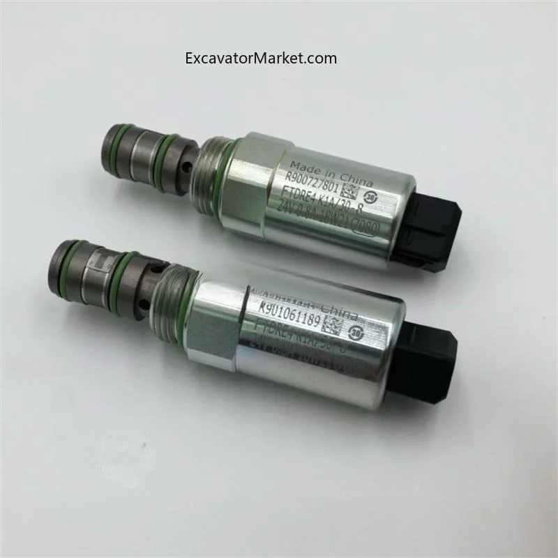 For Lovol 200/210/220 Rexroth  R900727801A8V120 Hydraulic Pump Solenoid Valve Plug High Quality Accessories For excavator