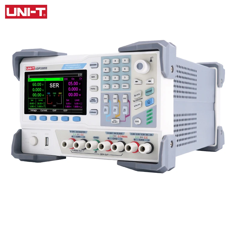 UNI-T UDP3305S-E UDP3305S Programmable Adjustable DC Power Supply Laboratory 30V 5A Voltage Regulator 4 Channels High Precision