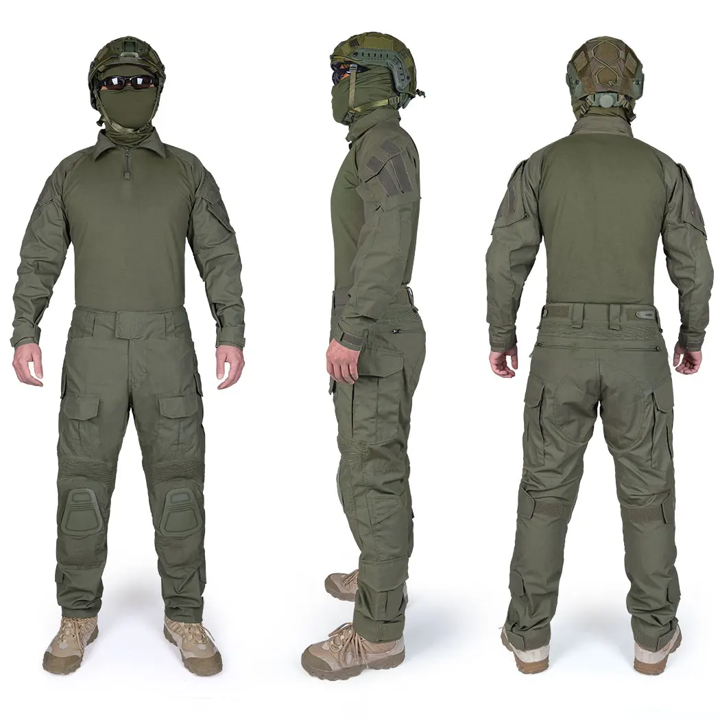 IDOGEAR Combat BDU camouflage men uniform G3 Tactical clothes Sport Clothing Black cotton polyster 3001