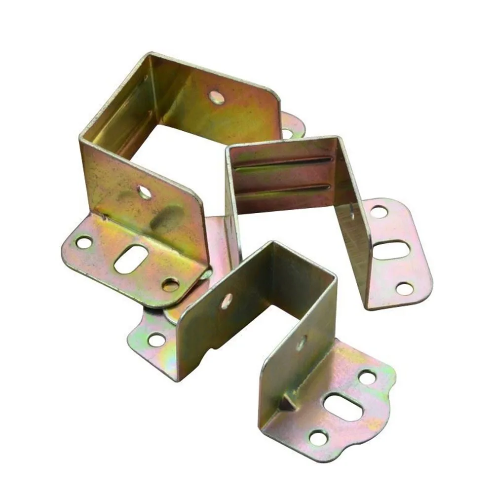 2pcs 35/40mm Bed Hinge Rail Brackets Bed  Heat-treated Support Furniture Fixed Bed Hardware Shelves Accessories