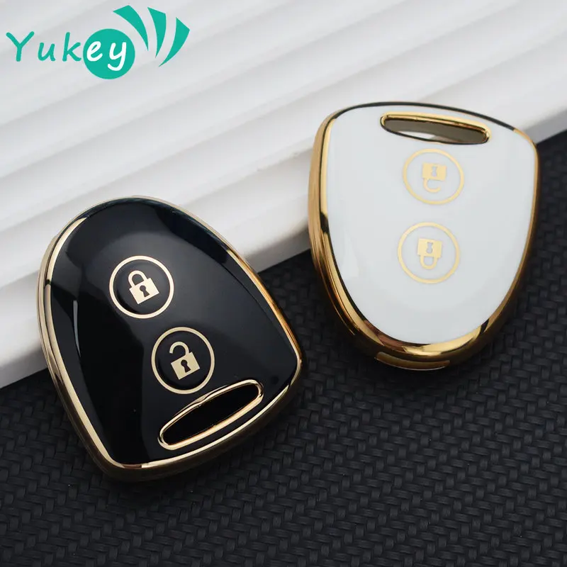 2 3 Buttons TPU Remote Car Key Case Cover for Toyota Avanza Wigo Grand Daihatsu Xenia PERODUA Alza Myvi Axia Keychain