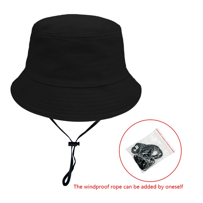 Summer Big Head Circumference Fisherman's Hat Female Face Show Small Face Cover Sunscreen Hat Big brimmed Sunscreen Hat