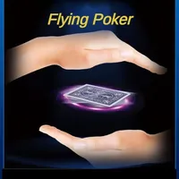 Educational Flying  Poker Rings  Flowing Cards Rings Fun Street Magic Show Props for Beginners