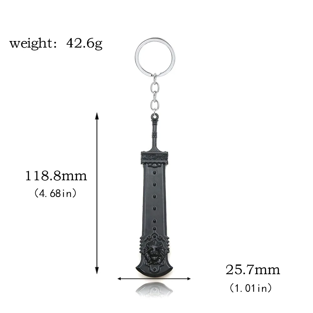 Game NieR:Automata Keychains 2B YoRHa Weapon White Promise Emir Robotics Keyrings Pendant For Men Women Fan Jewelry Accessories