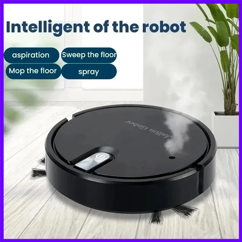 5-in-1 Smart Vacuum Cleaner Super Quiet Household USB Wireless Mopping Cleaning Machine Tool Automatic Spray Robot Sweeper