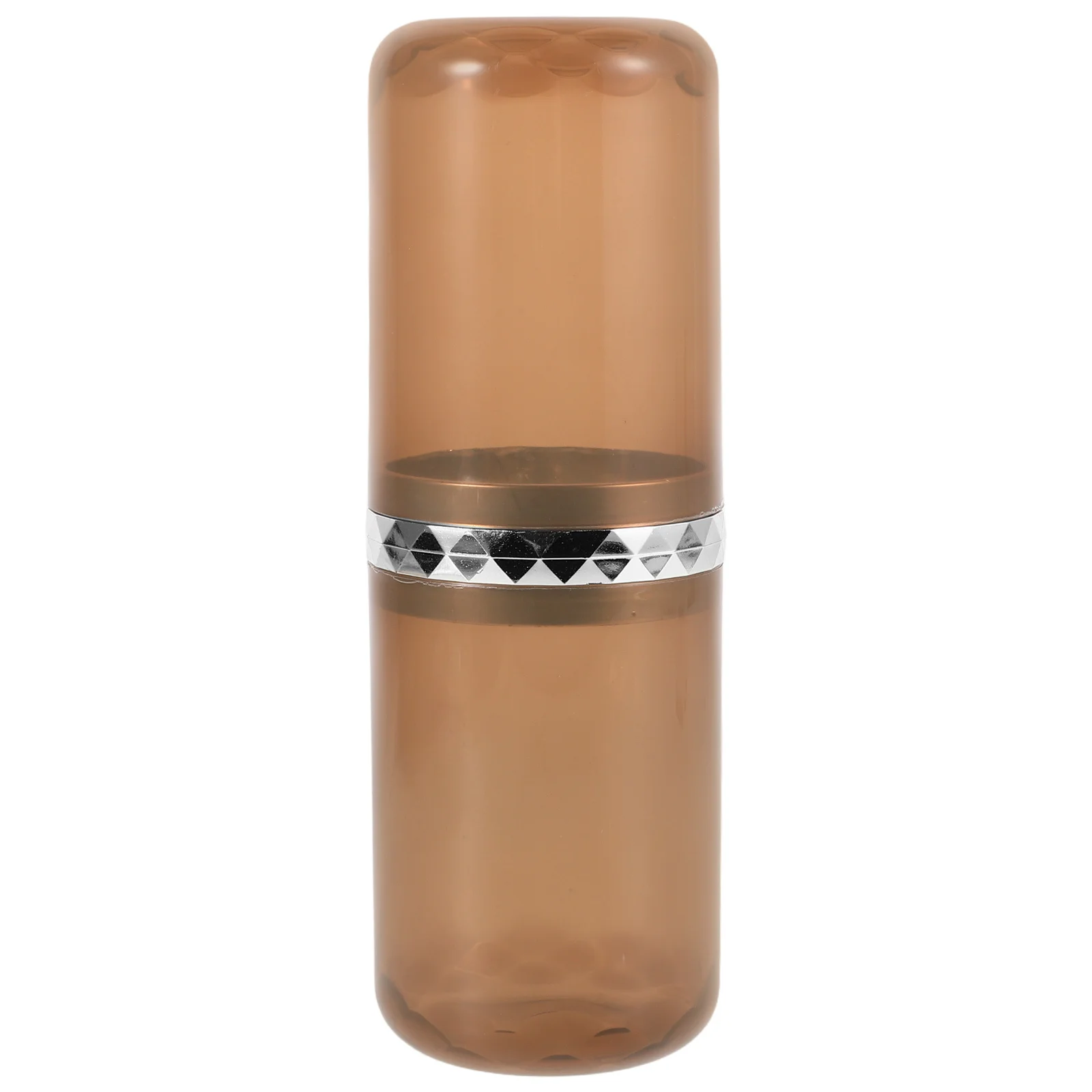 

Large Clear Portable Travel Toothbrush Cup Compact Toothbrush Holder Multifunctional Rinse Cup for School Camping Bathroom