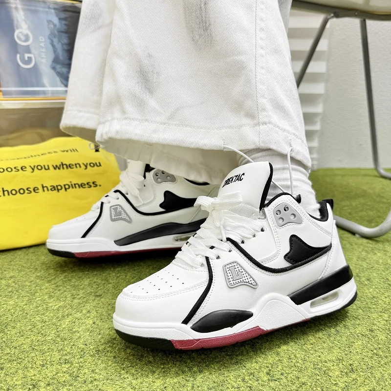 

Flat Shoes New Mens Sneakers White Air Cushion Casual Male Outdoor Solid Color Men Shoes Male Running Shoes Zapatos Para Hombres