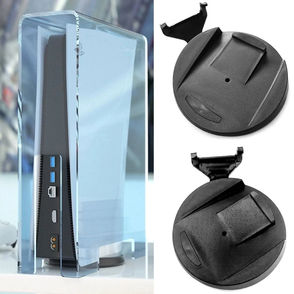 PS5 게임 콘솔 거치대용 수직 스탠드, CDROM 및 디지털 버전용 교체 베이스, 2in 1