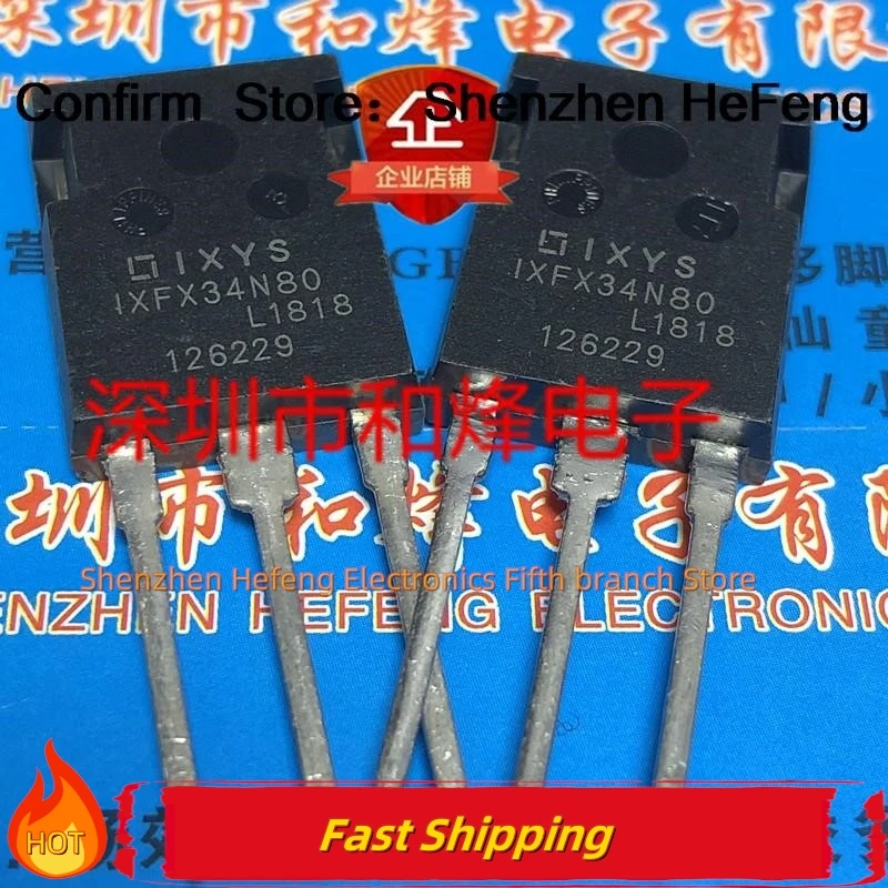 

10 шт./лот IXFX34N80 TO-247 800 В 34 А качество транзисторов