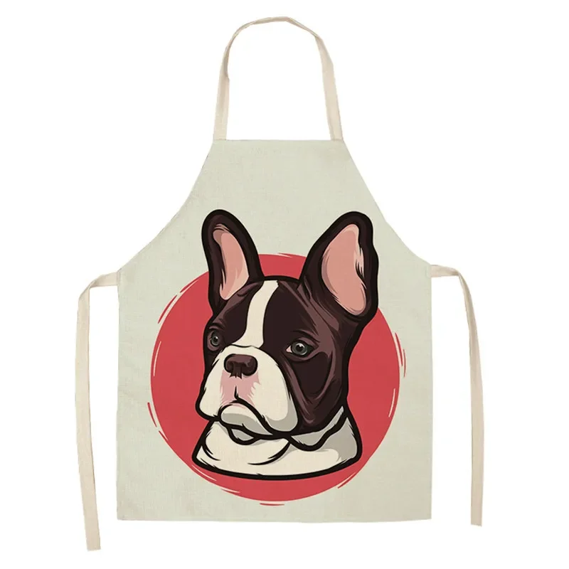 Cute creative dog pattern alpaca House cleaning Apron for children kids apron baking accessories kitchen accessories Child apron