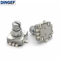 5PCS/LOT Rotary Encoder Switch EC11 With Push Switch 5Pin SMD Type Handle Length 10MM Plum Shaft