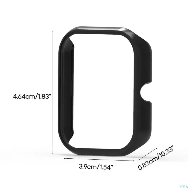 R91A 스마트 워치 방지 방지 케이스 방수 보호자 충격 방지 하우징 하드 슬리브 프레임 범퍼 쉘 RS4에 적합합니다.