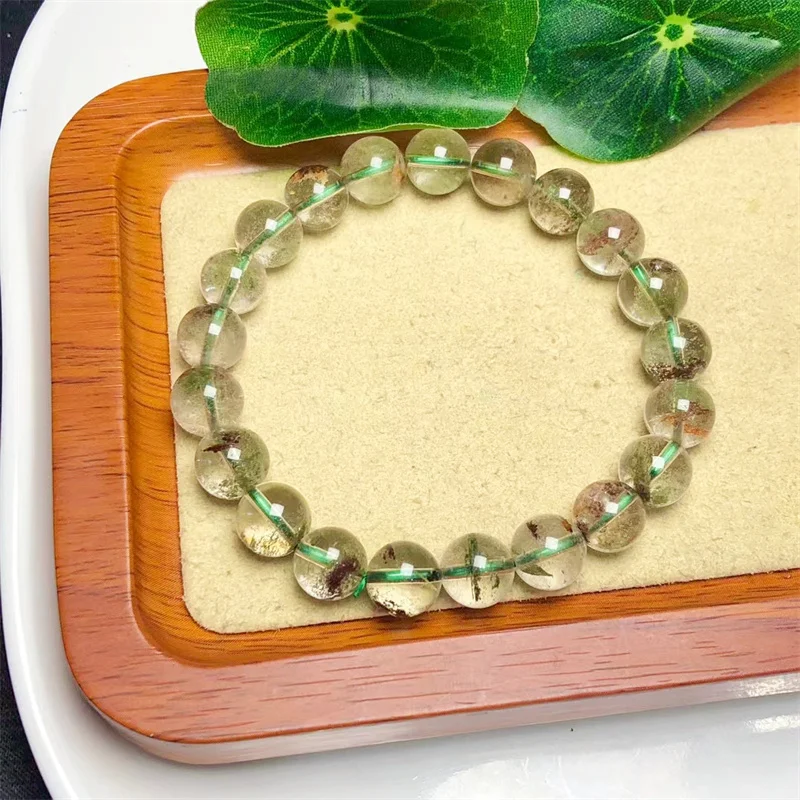 Natural Garden Quartz Bracelet Women Top Quality Fashion Energy Stone Reiki Healing Strand Bangles Yoga Gift 7/8/9MM