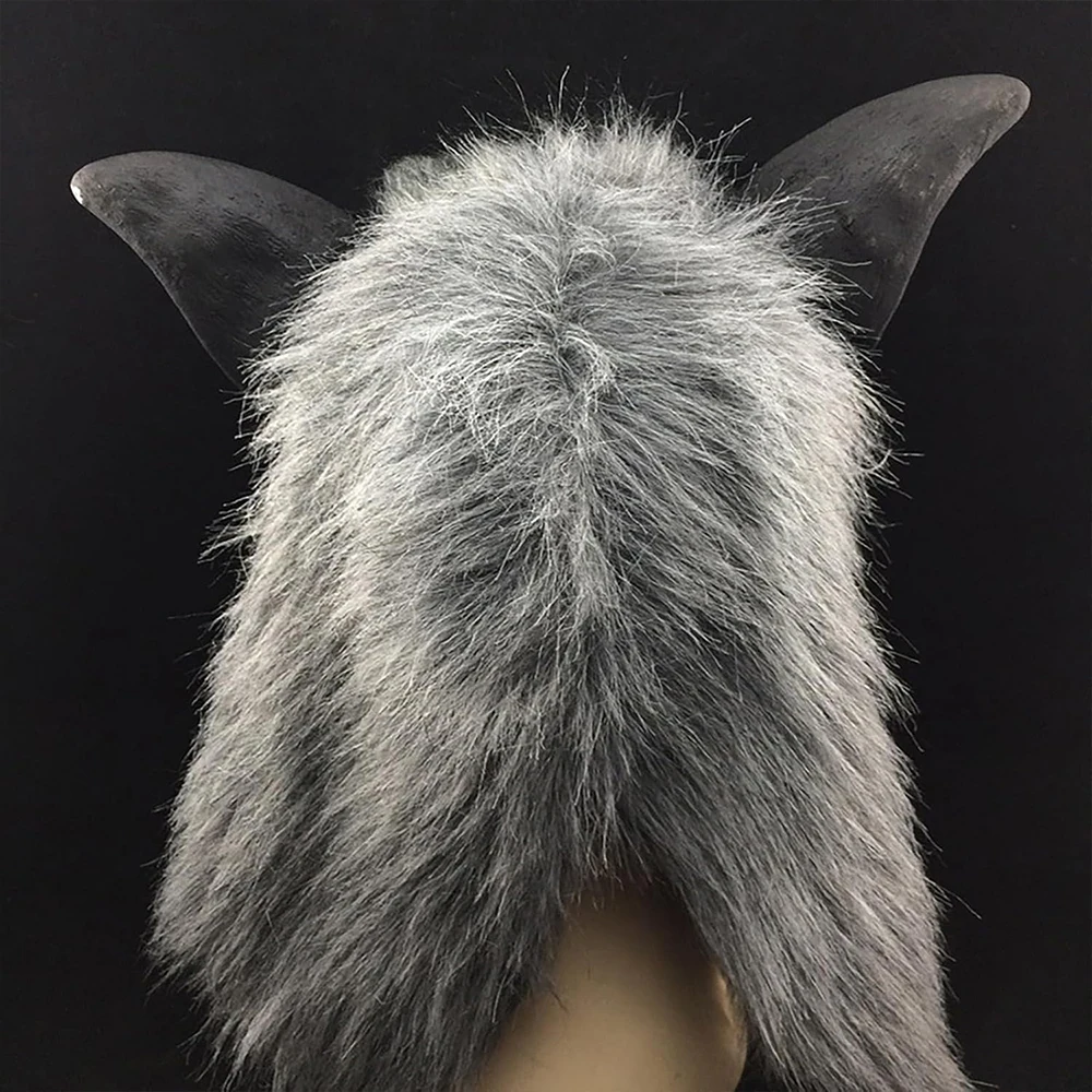 Horror Werewolf Costumes Halloween Cosplay Wolf Mask Werewolf Claws Set Gloves Terror Role Play Prank Props Creepy Wolf Headgear