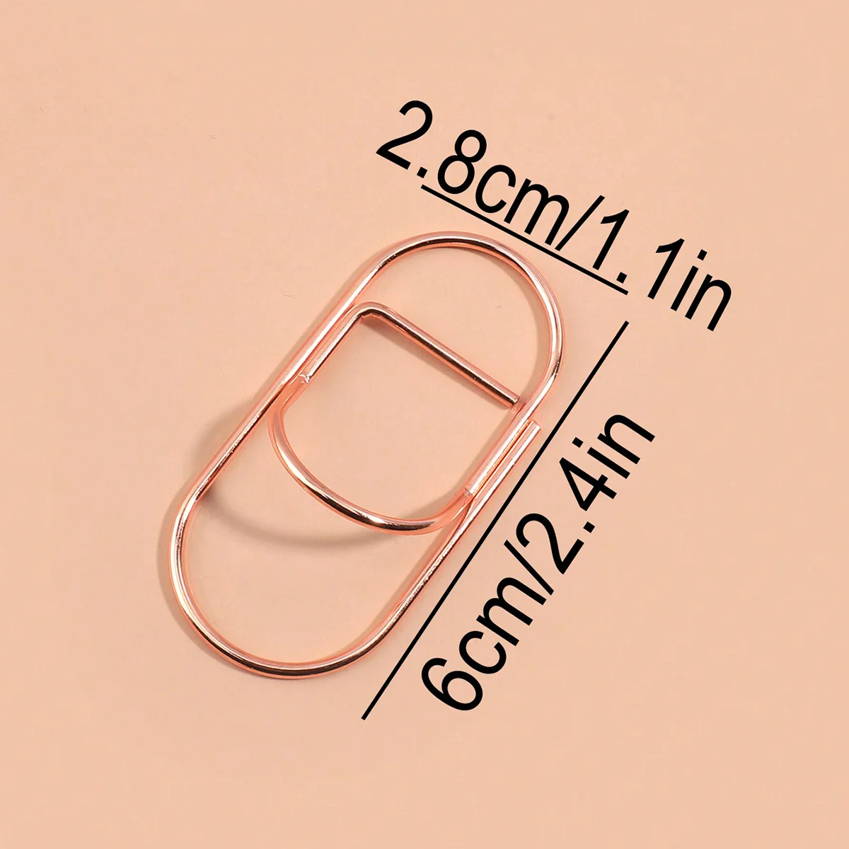 Meerkleurige metalen schrijfpenclip - Creatieve multifunctionele draagbare notitieboekaccessoire Kantoor School Briefpapier Organisator Clip - afbeelding 1