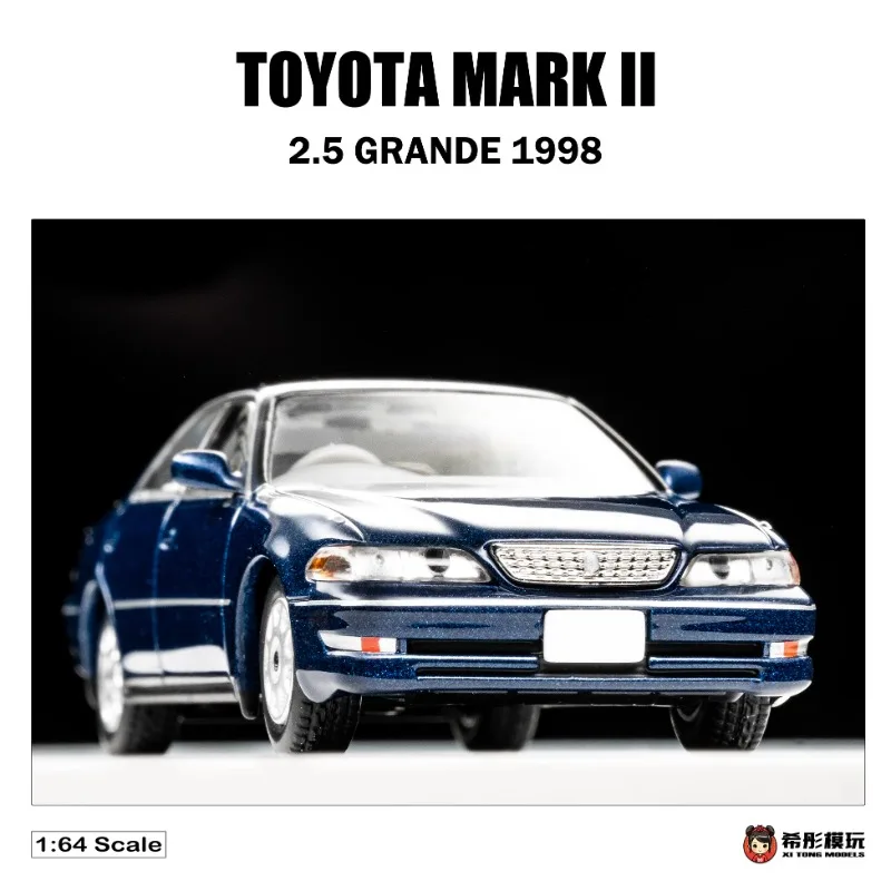 متوفر في المخزون TLV 1/64 TOYOTA TOYOTA MARK II 2.5 Grande 98 نموذج سيارة مصنوع من خليط معدني، قابل للجمع، هدية ممتازة. #5