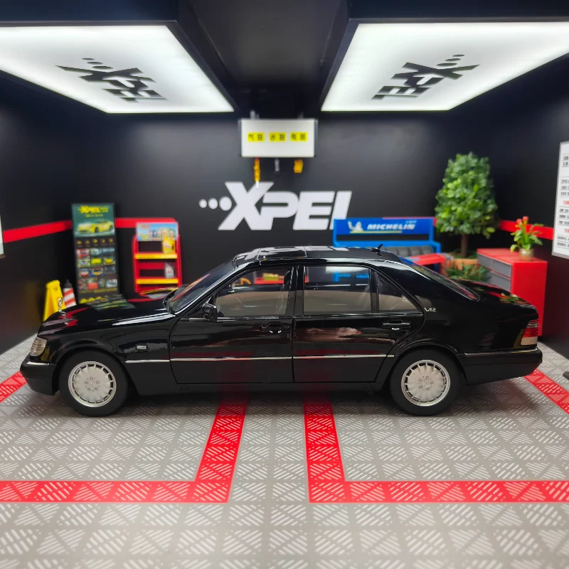 دييكاست 1:18 مقياس بنز S600 النمر رئيس المصنع الأصلي كامل الباب سبيكة سيارة نموذج تحصيل لعبة هدية تذكارية العرض