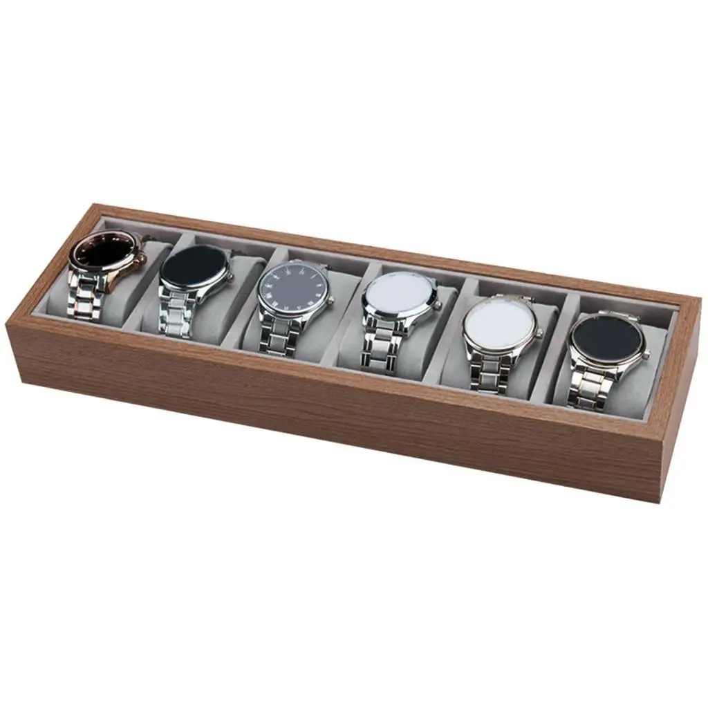 Watch Tray Wood Flannel Sales Display Tray Watch Display Case for Drawers