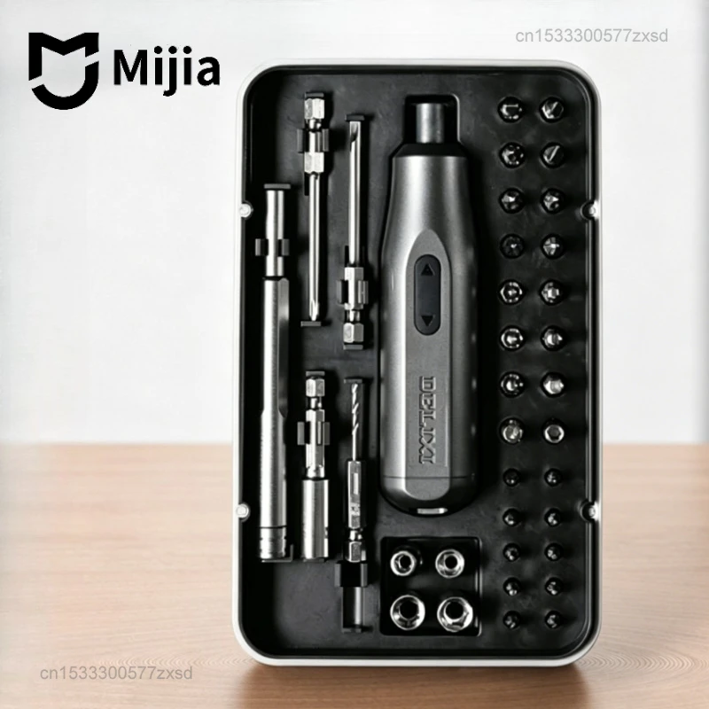 

Mijia DELIXI Electric Screwdriver Household Rechargeable Screw Driver Set Power Tools Kit Magnetic Screw Kit for Watch Repair