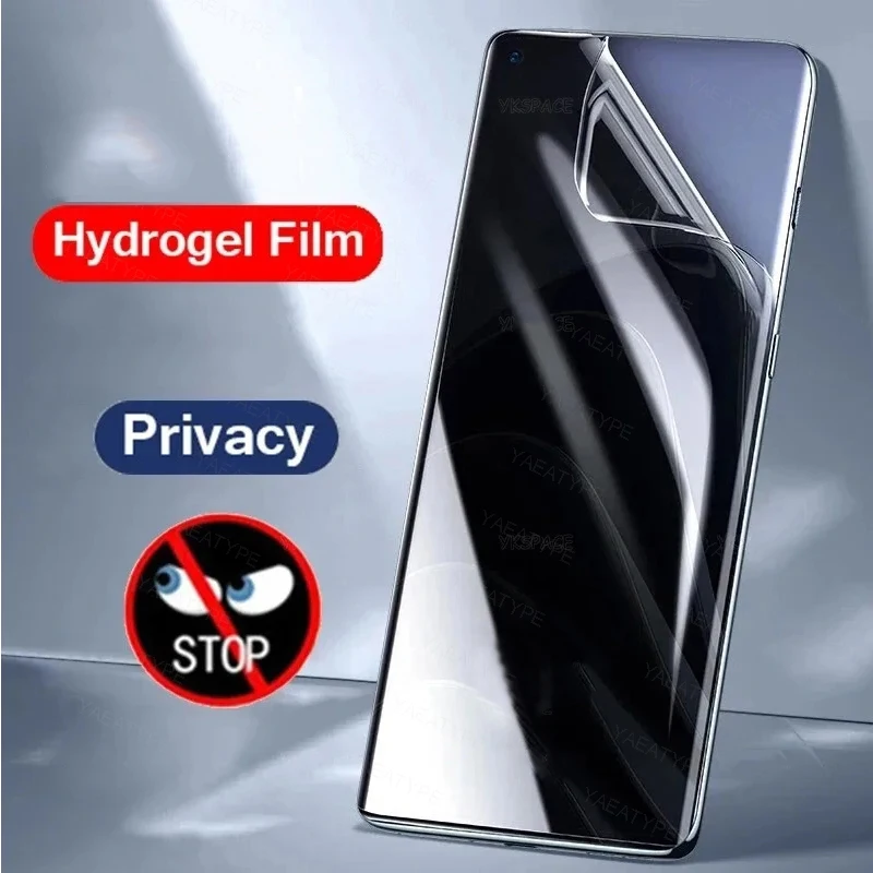 3 Stück Privatsphäre Hydrogel Film für OPPO Reno 12 13 11 10 Pro Plus 5G Displayschutzfolien 8T 7 5 Lite 6 ohne Fingerabdruck-Entsperrung