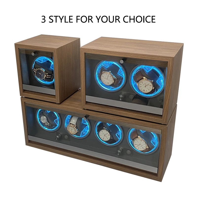 Watch Winder for Automatic High End Watchs Start Stop Automatically Antimagnetic Function Low Noise Watchwinder Storage Box сейф