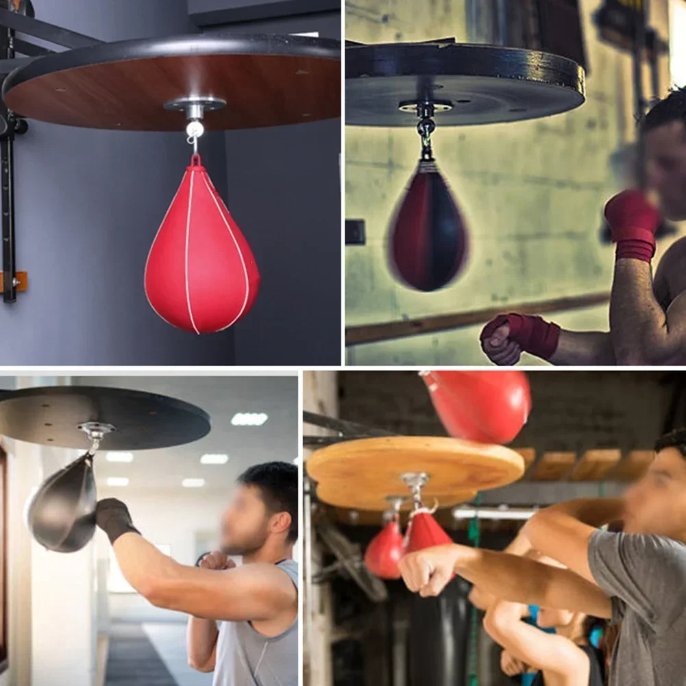 Hassle-free Setup Boxing Ball Base Hook Boxing Speed Bag Lightweight And Portable Stable Design 360 Degree Swivel