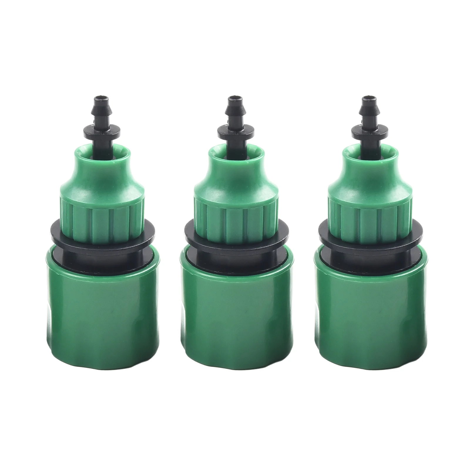 

5 PCS Quick Coupling Adapter Barbed Plastic Connector Drip Tape Garden Irrigation Water Hose Greenhouse Watering Irrigation Part