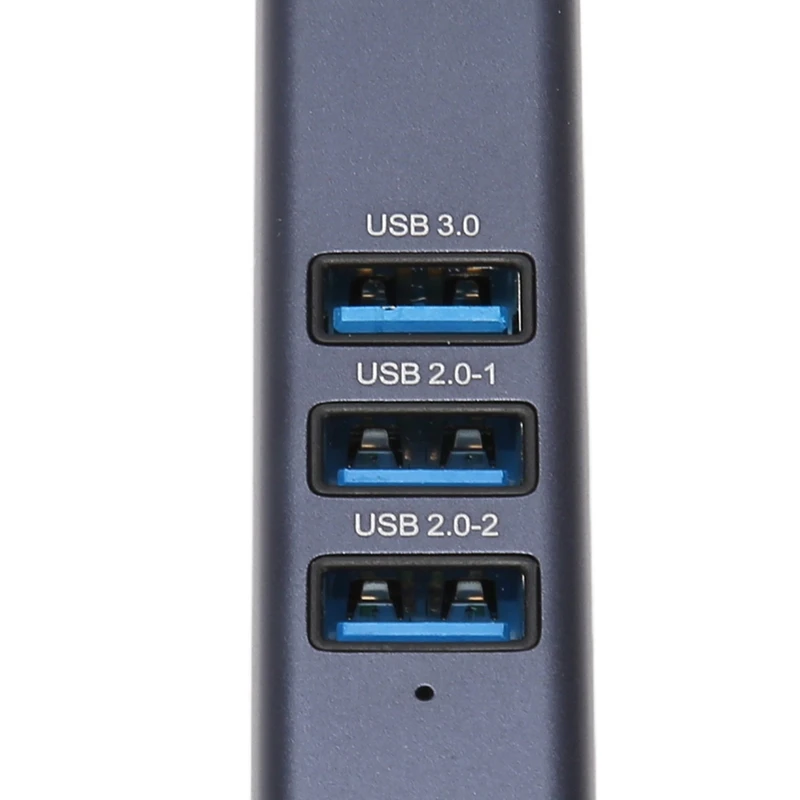 USB C에서 이더넷 어댑터, RJ45 기가비트 이더넷 포트, 4 in 1 USB C 허브, 노트북용 스토리지 홀