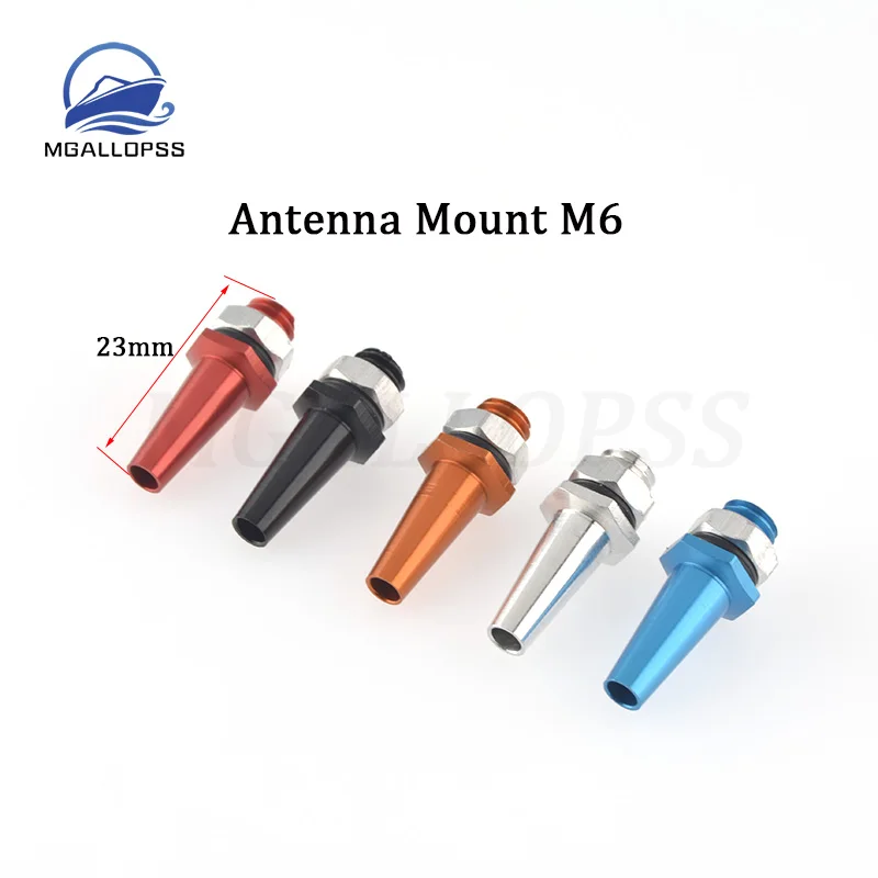 

1PC Available 5 Color Aluminium Antenna(Mount M6，Length 23mm)For RC Electric Boat