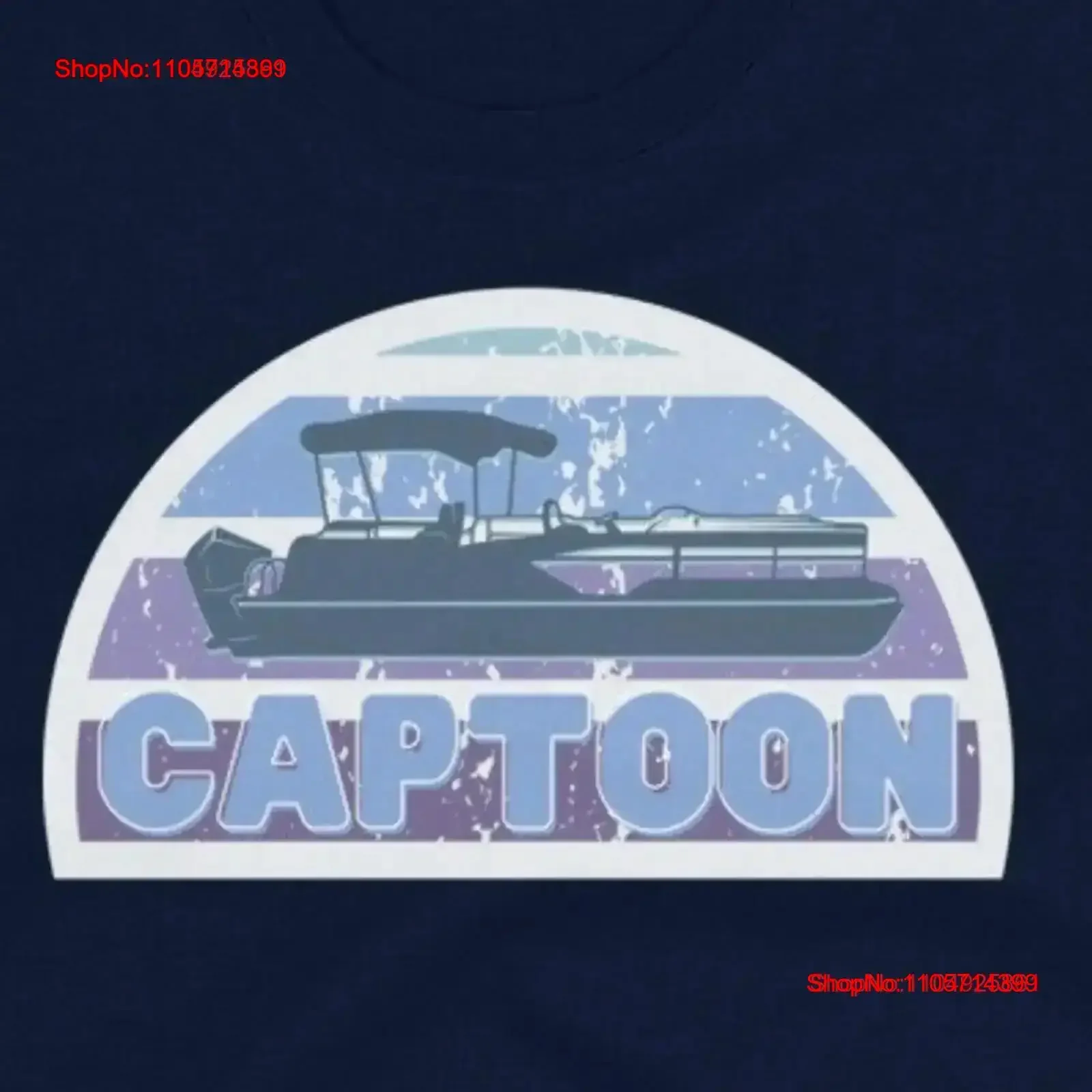 Pontoon Captain T Shirt Boat Funny Boating vintage Washed Stylish Top For Everyday Wear graphic homme Soft Versatile streetwear