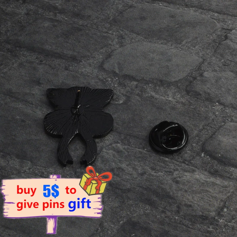 Skeleton Enamel Pins Skull Coffee Ghost Rose Badge for Bag Lapel Brooches Denim Jean Shirt Gothic Punk Jewelry Gift for Friends