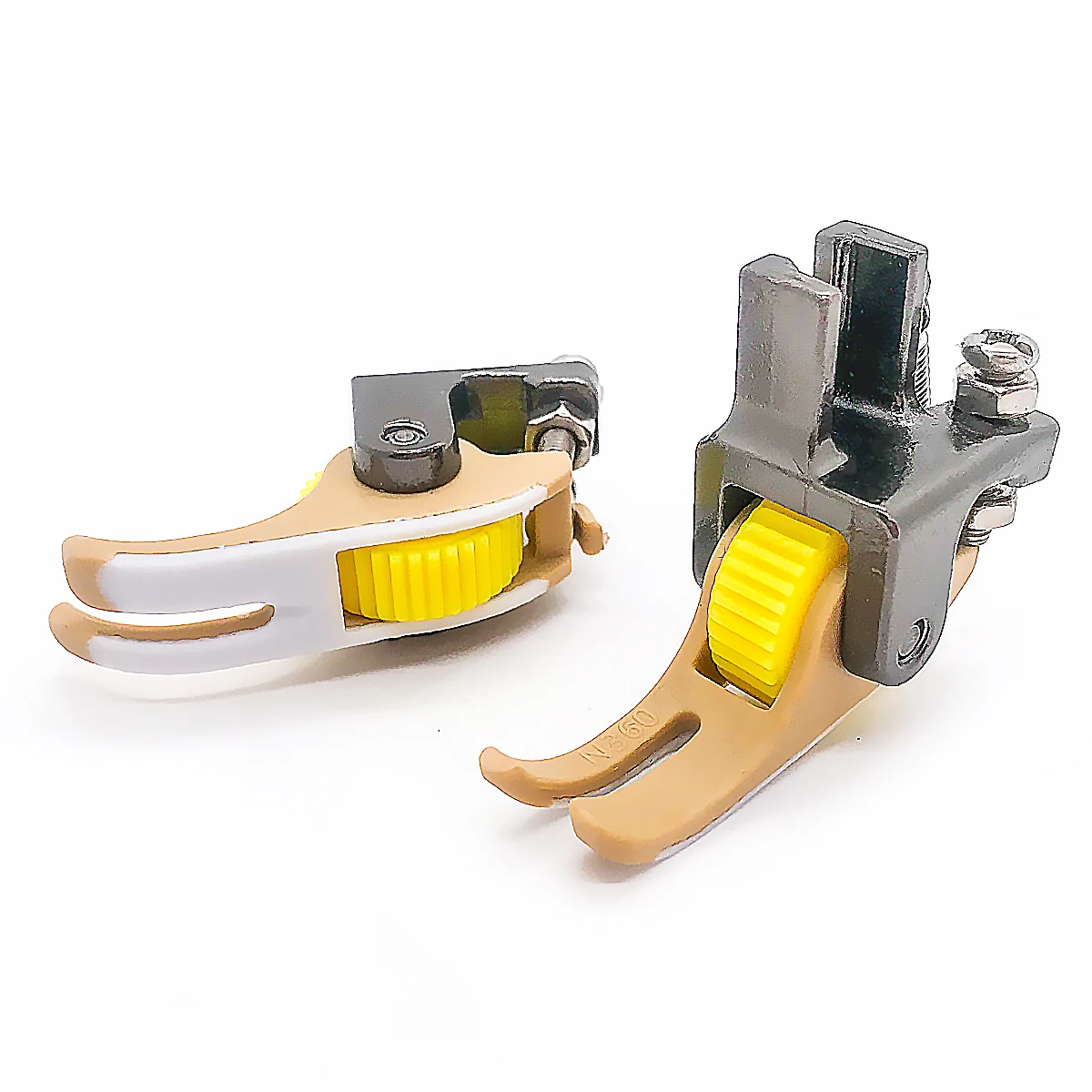 New flat car with wide seam T360 PTFE zipper presser foot 0.3 left narrow right wide roller presser foot