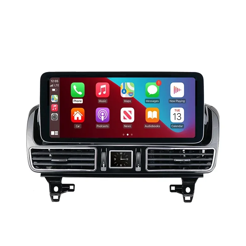 Leitor multimídia de carro Android 12 para Mercedes Benz, Snapdragon, GPS, rádio, Auto Carplay, 4G, ML, GL, GLE, GLS, 2012-2018, 12.3in