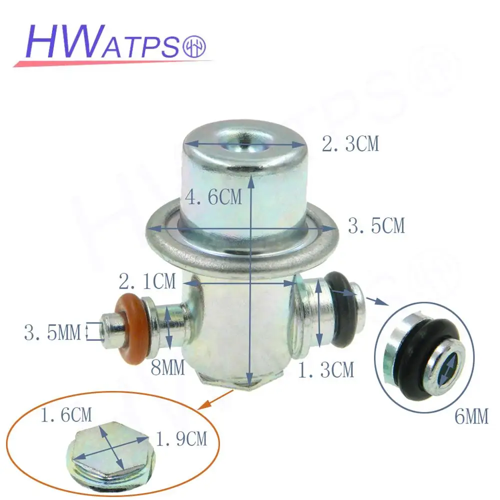 For Hyundai Accent 2000-2003 Fuel Pressure Regulator 35301-25000 PR392 PR4221 PR4172 PR4037 35301-1C000  PR4019