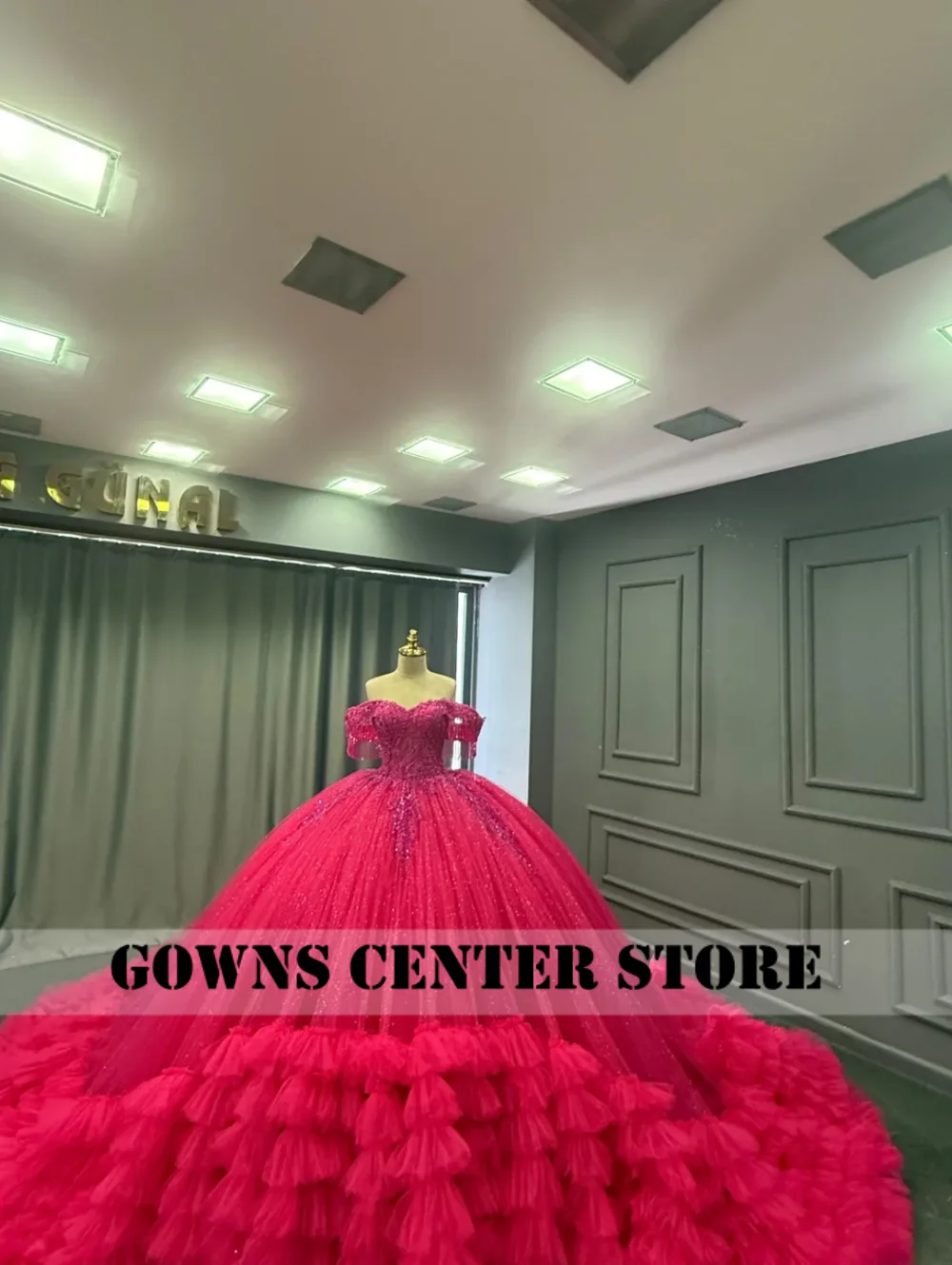 Fuchsia Pink Quinceanera-Kleid mit Applikation, 2026, schulterfrei, Ballkleid, mexikanisches Kleid, Vestido de 15, Quinceañera, individuell gestaltet