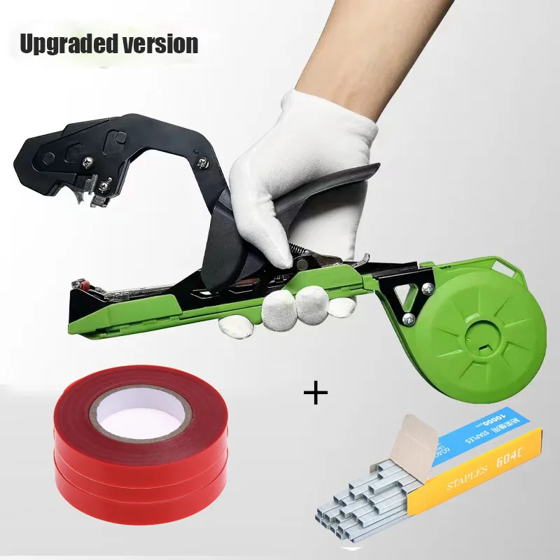 Garter Plants Tying Machine Plant Branch Hand Tying Binding Machine Minced Vegetable Tapetool Tapener Tapes Garden Tools ﻿