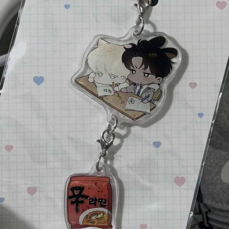 Anime Codename Anastasia Taek‑Joo Kwon Zhenya Cosplay Keychain Acrylic Pendant Keyring Key Chain Accessory Ornament Collect Prop