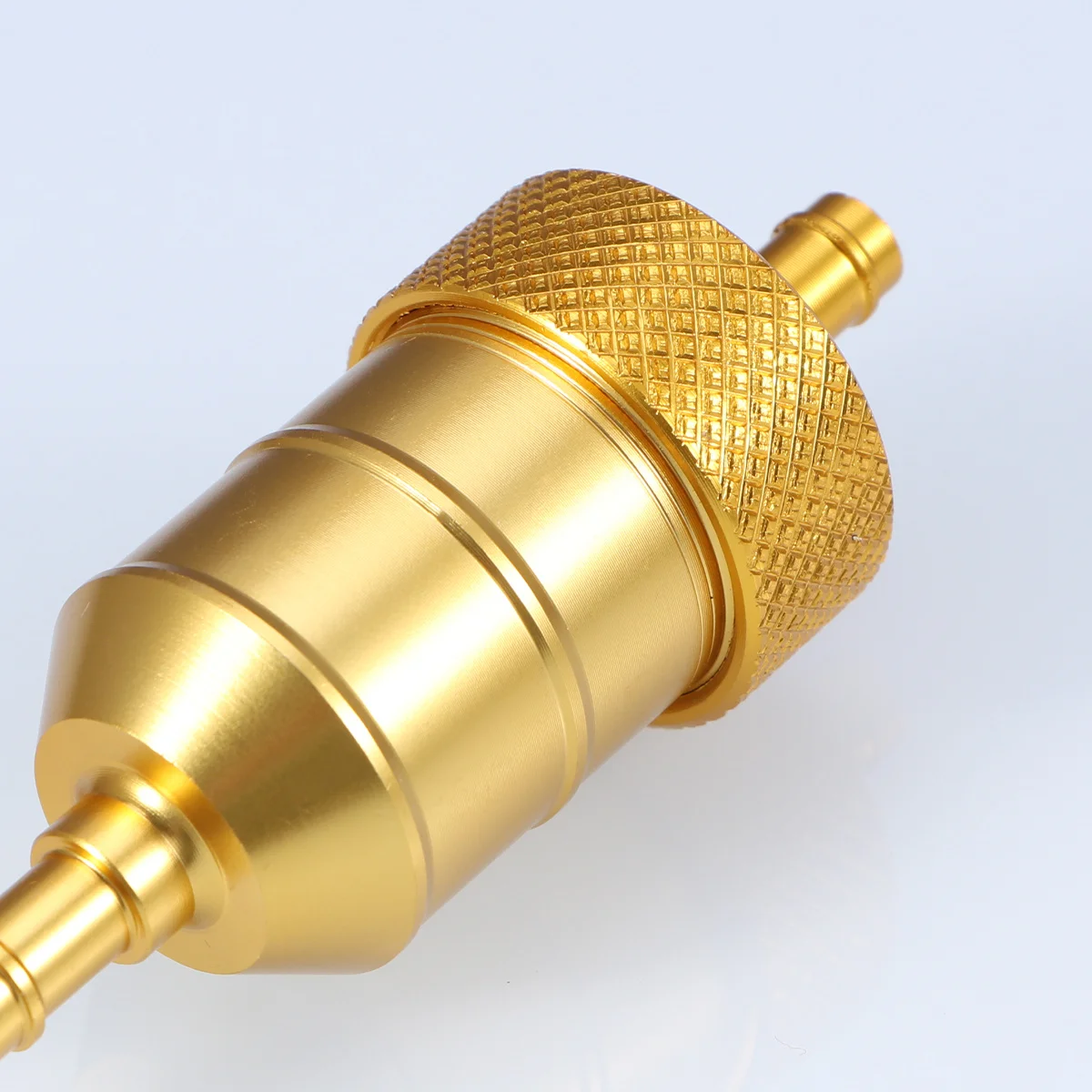 

Cnc Aluminum Alloy Glass Motorcycle Oil Filter Golden Universal Easy Install Gas Fuel Filter for Motorcycle Use