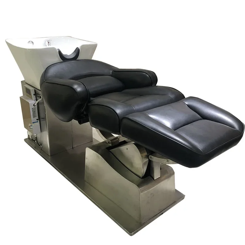 

FG28*High-end Japanese high-end barber shop electric lift shampoo bed rotatable simple Japanese flushing bed