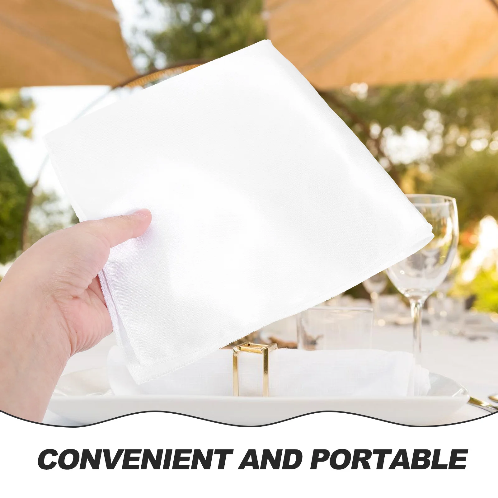 

8Pcs Dinner Napkins Cloth Soft Fabric Napkins Water Absorbent for Home Hotel Restaurant Dining Table Cloth Napkin