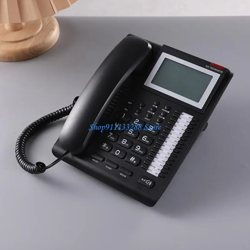 G88D Corded Landline Telephone with Caller Identity Enhances Your Communication Experiences at Home or in Office Hotels