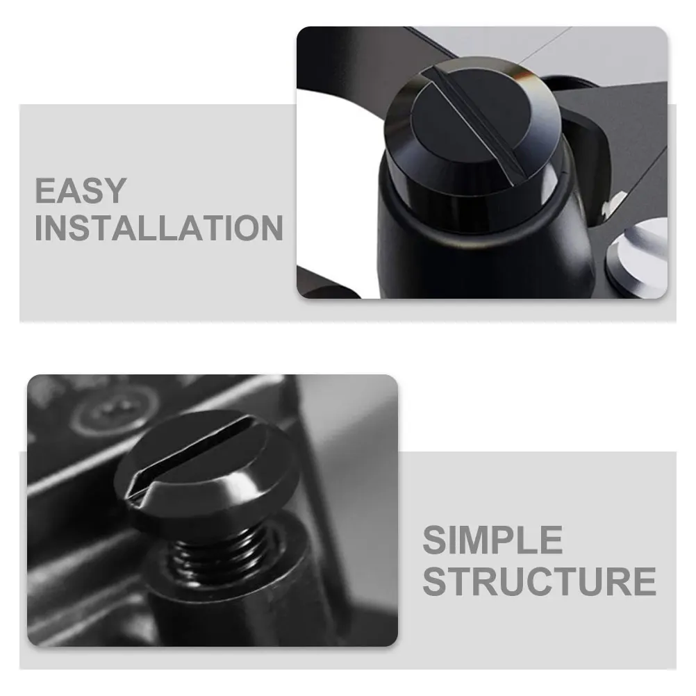 

4 Pcs Rearview Mirror Decorative Screws Motorcycle Hole Plugs Replacment Blind Cap Blanking Aluminum Alloy